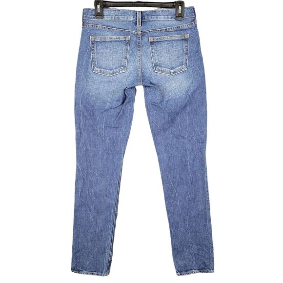 J. CREW Vintage Matchstick Medium Wash Skinny Denim Blue Jeans SIZE 25 SHORT - Picture 2 of 11